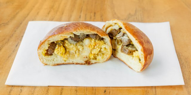 Sausage, Jalapeño, Egg & Cheese Kolache