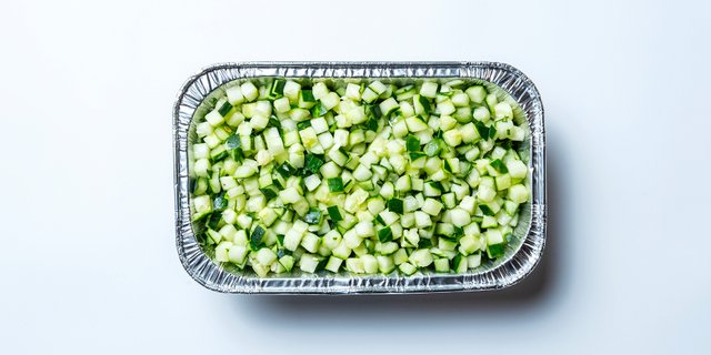 Diced Cucumbers