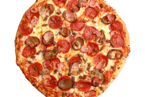 Cauliflower-Crust Meat-Za Pizza