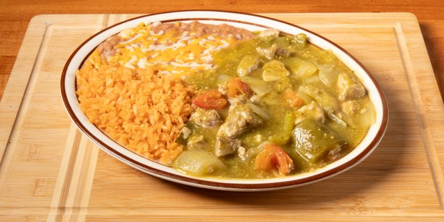 Pork Chile Verde Plate