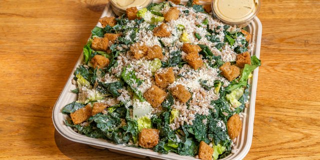 Kale Caesar Salad Platter