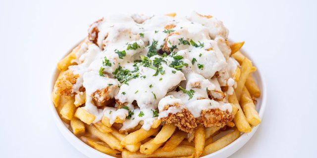 Lemon Cream Chop Fries