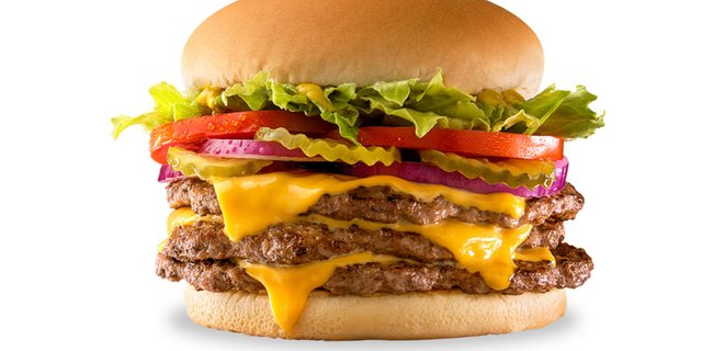 Triple-Buster Cheeseburger