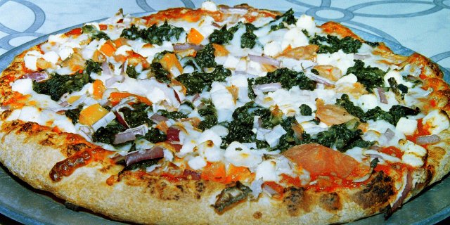 Individual Spinach & Feta Pizza