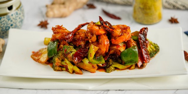 Shrimp w/ Garlic Sauce
