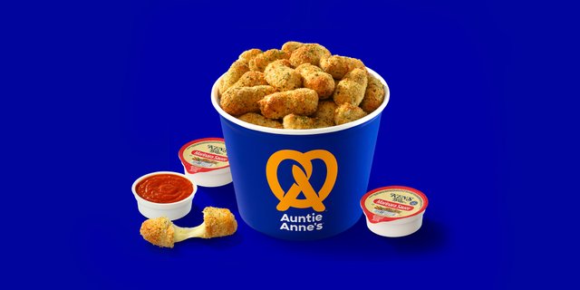 Mozzarella Stuffed Pretzel Nuggets Bucket