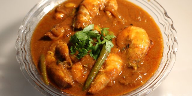 Shrimp Curry Tray