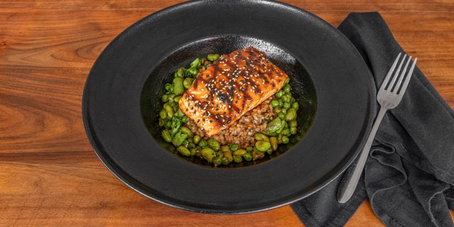 Grilled Salmon Zen Bowl