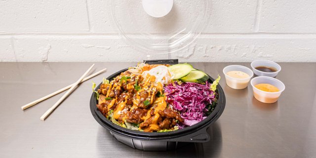 Spicy Korean BBQ Pork Bowl