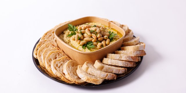Whipped Cannellini Beans & Artichoke Dip