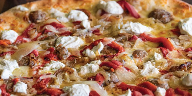 Sausage & Ricotta Pizza