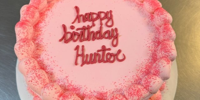 Pink Vanilla Cake