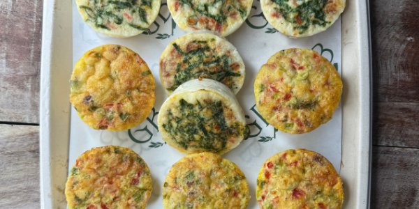 Bacon Scallion Frittatas