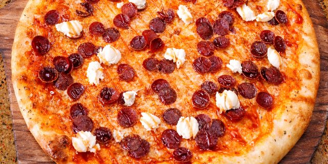 Spicy Pepperoni Pizza