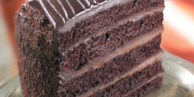 Old Fashioned Chocolate Cake Slices
