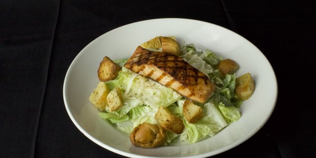 Grilled Salmon Caesar