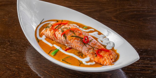 Salmon Panang Curry