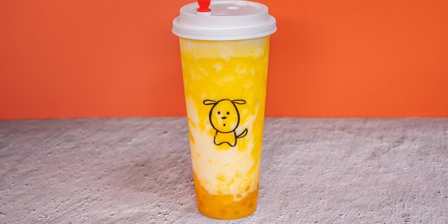 Mango Slush Fruit Tea w/ Cheese Foam