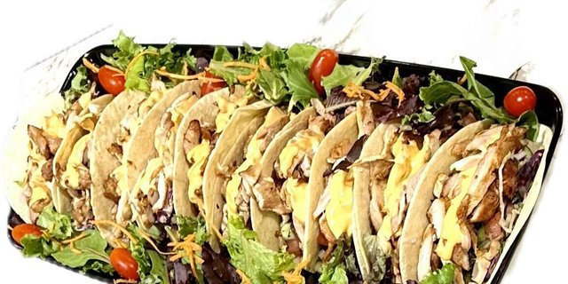 Grilled Chicken Tacos Platter