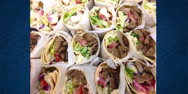 Gyro Meat Pita Wrap Tray