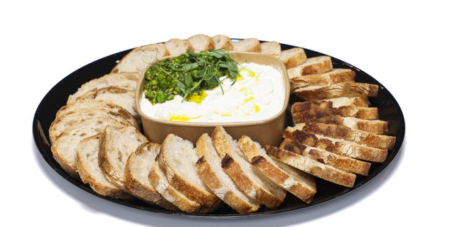 Whipped Ricotta & Pesto Primavera
