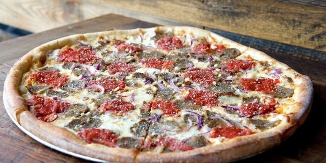 Meatball Pizza