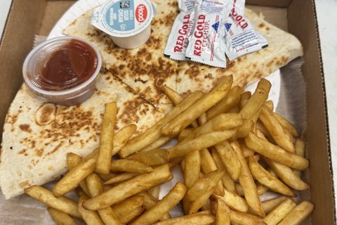 Chicken Kabob Quesadilla