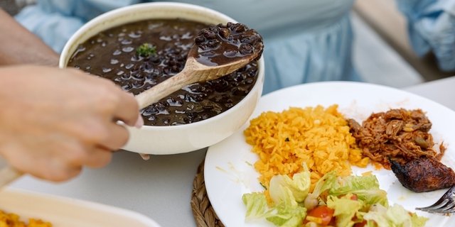 Black Beans Platter