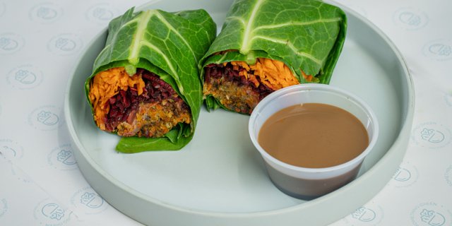Collard Veggie Wrap
