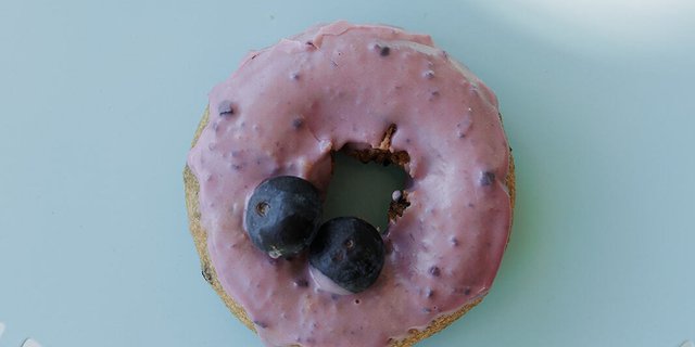 Blueberry Glaze Donut