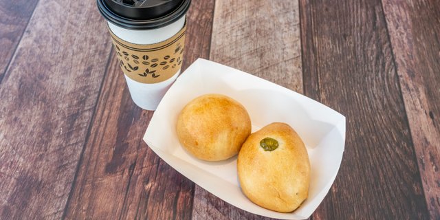 #3 - Coffee 12oz / Fountain Drink 24oz 2 Savory Kolaches