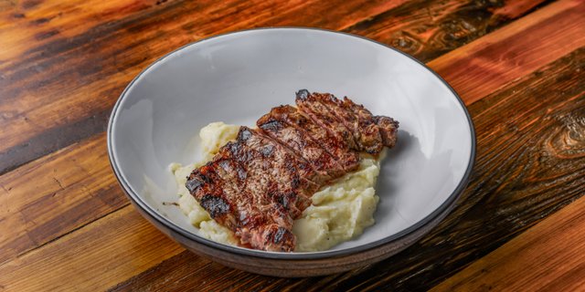 Sliced NY Strip Steak
