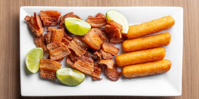 Fried Pork Belly w/ Yucca
