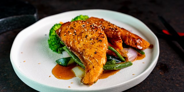 Grilled Salmon Teriyaki