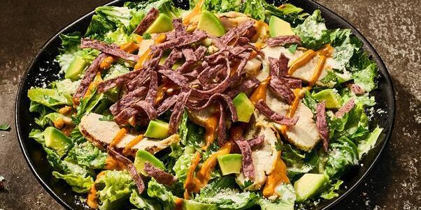 Southwest Caesar Salad with Chicken
