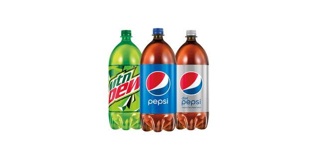 Assorted 2-Liter Soda Bottles