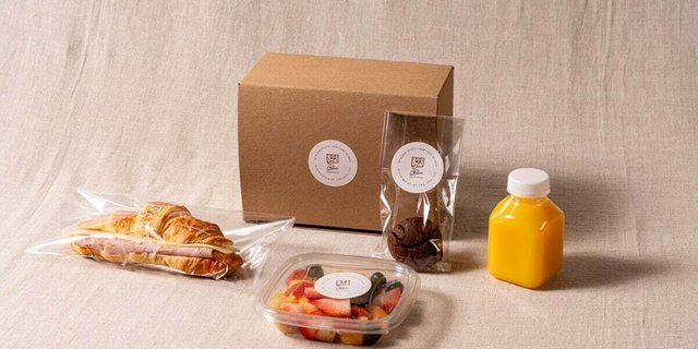 Boxed Breakfast-Croissant Sandwich