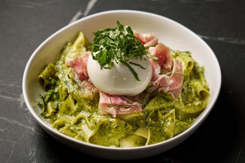 Pappardella Pesto Burrata Tray