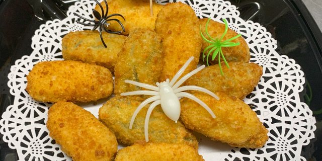 Spider Jalapeno Poppers
