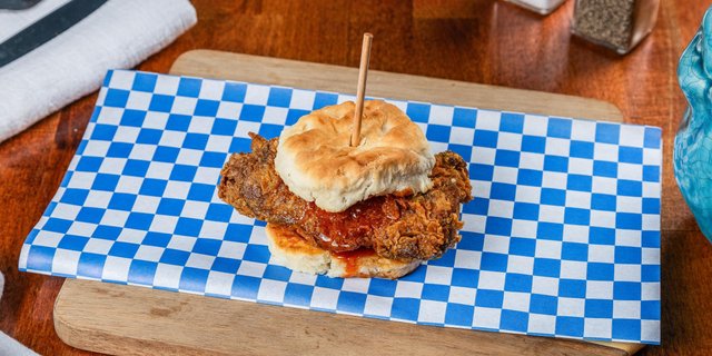 Korean Honey Butter Biscuit Sandwich