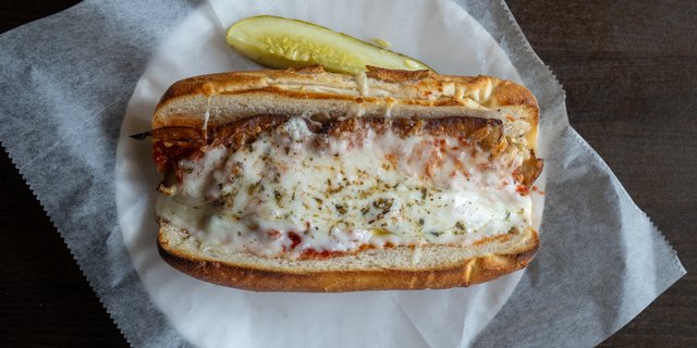 Eggplant Parmesan Sub