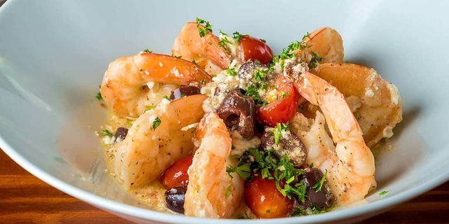Shrimp Saganaki