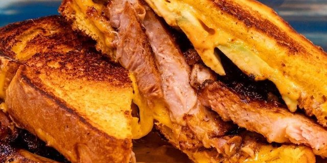 Pork Belly Melt Sandwich