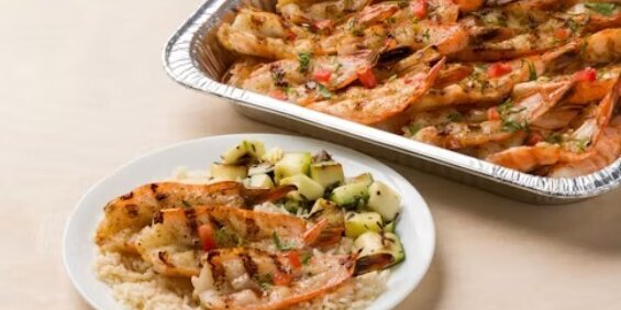 Grilled Giant Shrimp Plate