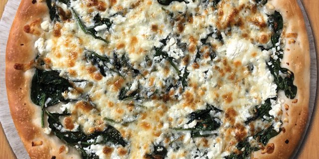 White Greek Pizza