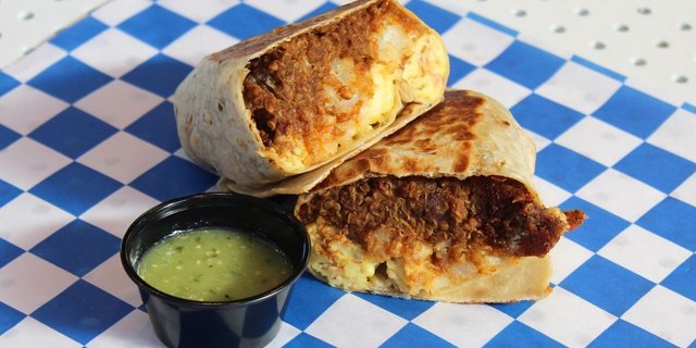 Vegetarian Chorizo Breakfast Burrito