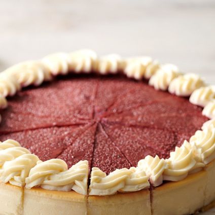 10" Whole Raspberry White Chocolate Cheesecake