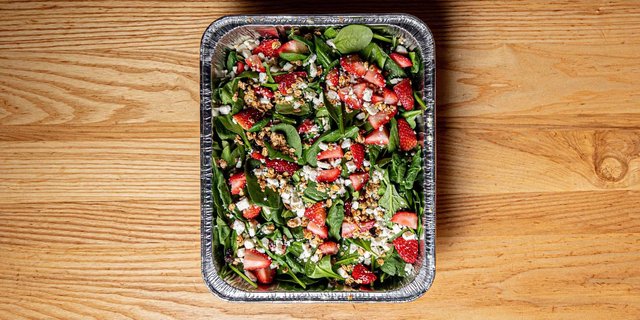 Strawberry Spinach Salad
