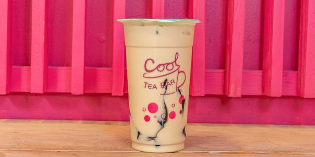 Grass Jelly Roasted Milk Tea