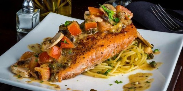 Individual Salmon Dijonnaise